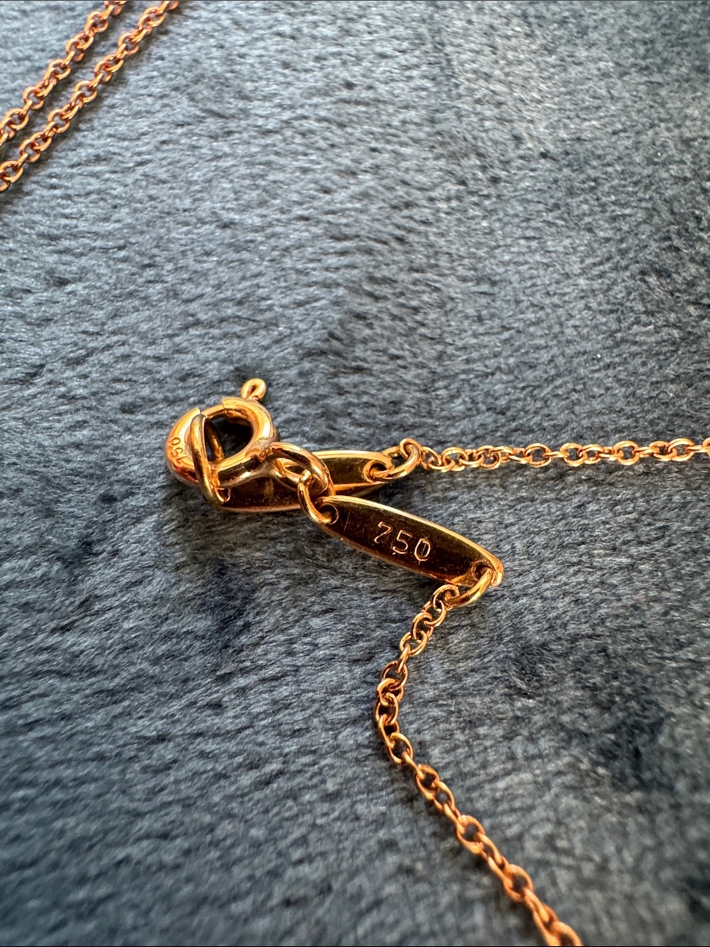 Tiffany and Co Elsa Peretti Drop of Light 18k Necklace Chain - Picture 3 of 4